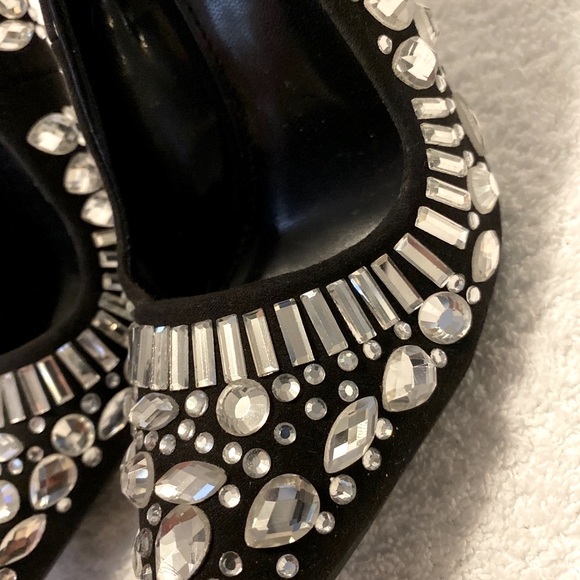 Brand New Trendy Crystal Heels By CHARLOTTE RUSSE - Box 60 - Picture 6 of 7